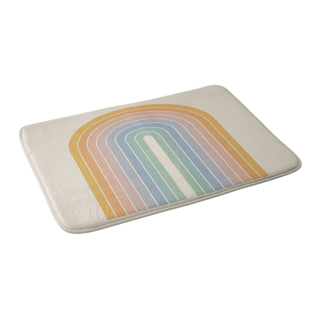 COLOUR POEMS GRADIENT ARCH RAINBOW III MEMORY FOAM BATH MAT