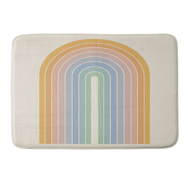 COLOUR POEMS GRADIENT ARCH RAINBOW III MEMORY FOAM BATH MAT
