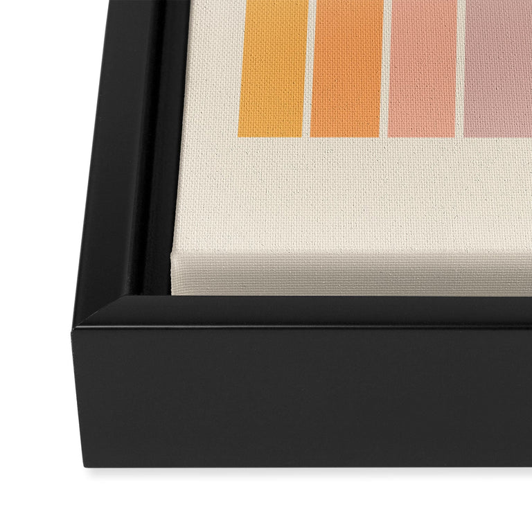 Gradient Arch Rainbow III Art Canvas