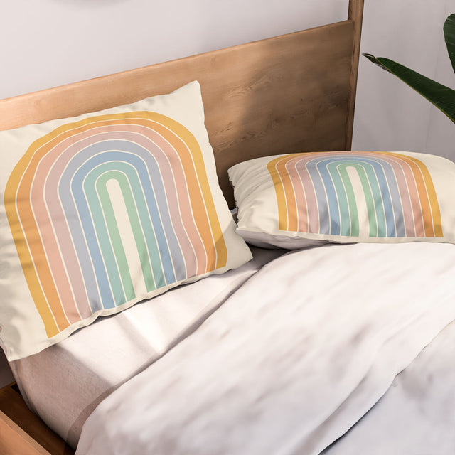 GRADIENT ARCH RAINBOW III PILLOW SHAMS