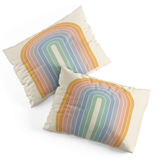 GRADIENT ARCH RAINBOW III PILLOW SHAMS