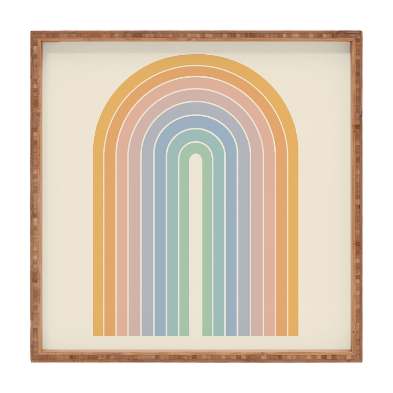 GRADIENT ARCH RAINBOW III SQUARE TRAY