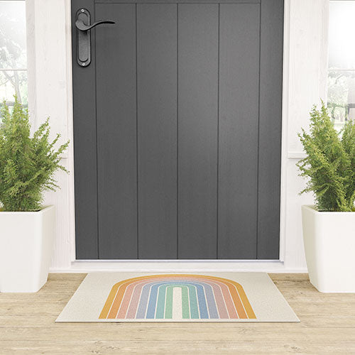 Gradient Arch Rainbow III Welcome Mat