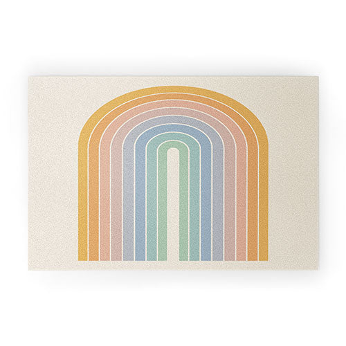 Gradient Arch Rainbow III Welcome Mat