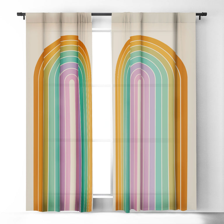 GRADIENT ARCH XXI BLACKOUT NON REPEAT WINDOW CURTAIN