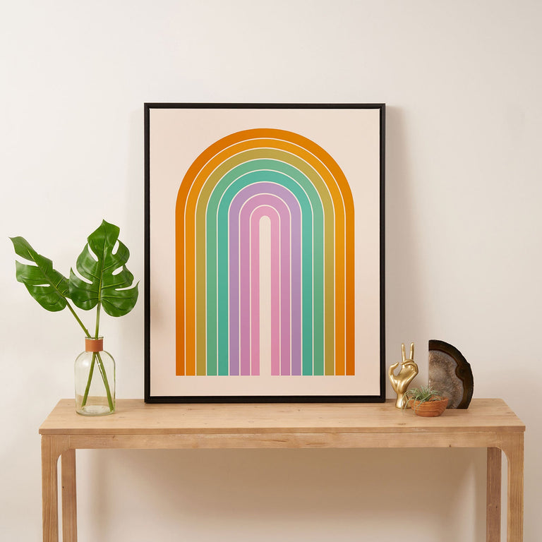 Gradient Arch XXI Art Canvas