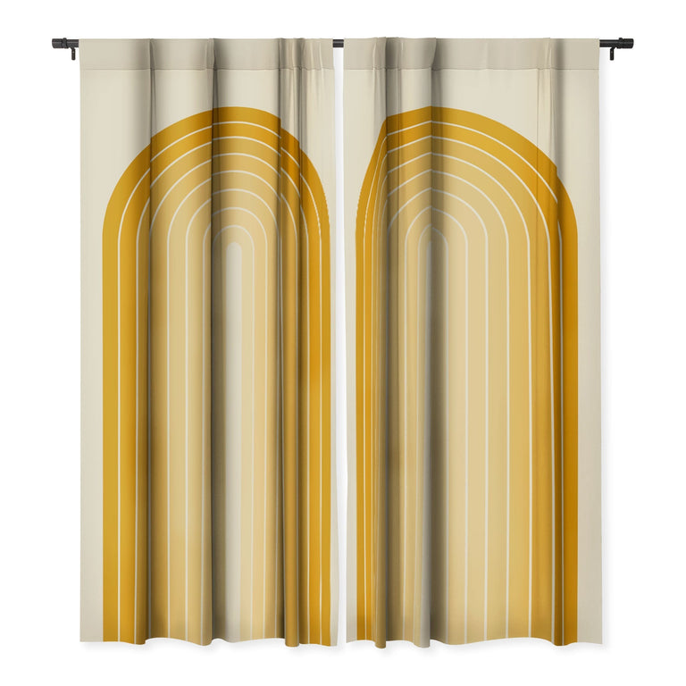 GRADIENT ARCH XXV BLACKOUT NON REPEAT WINDOW CURTAIN