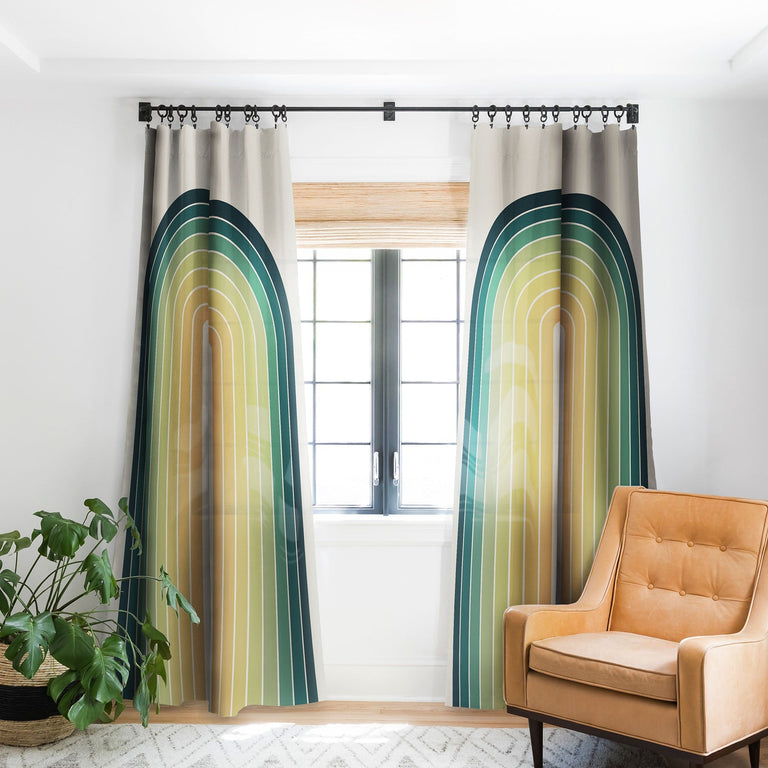 GRADIENT ARCH XXVI BLACKOUT NON REPEAT WINDOW CURTAIN