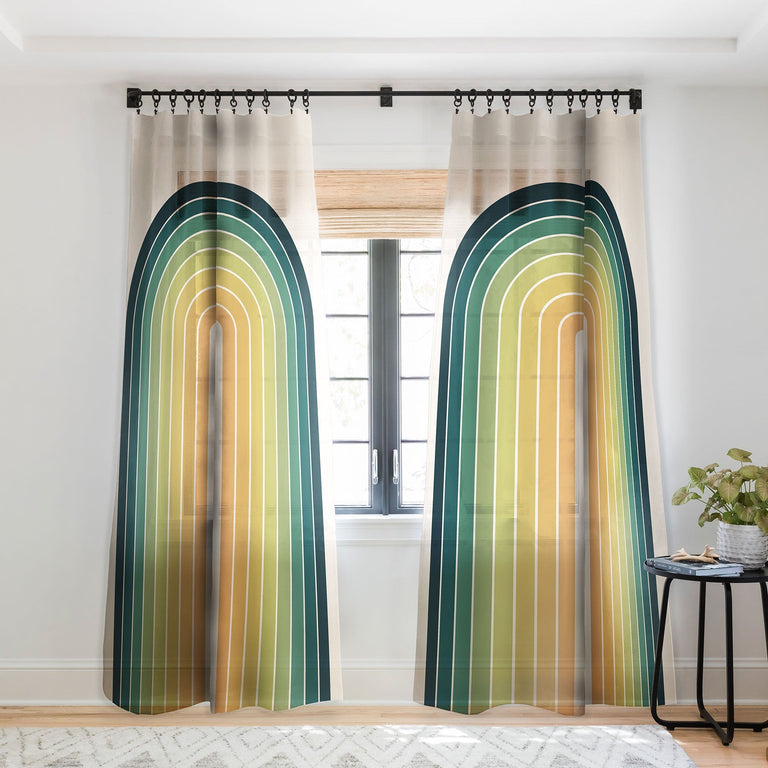 GRADIENT ARCH XXVI SHEER NON REPEAT WINDOW CURTAIN