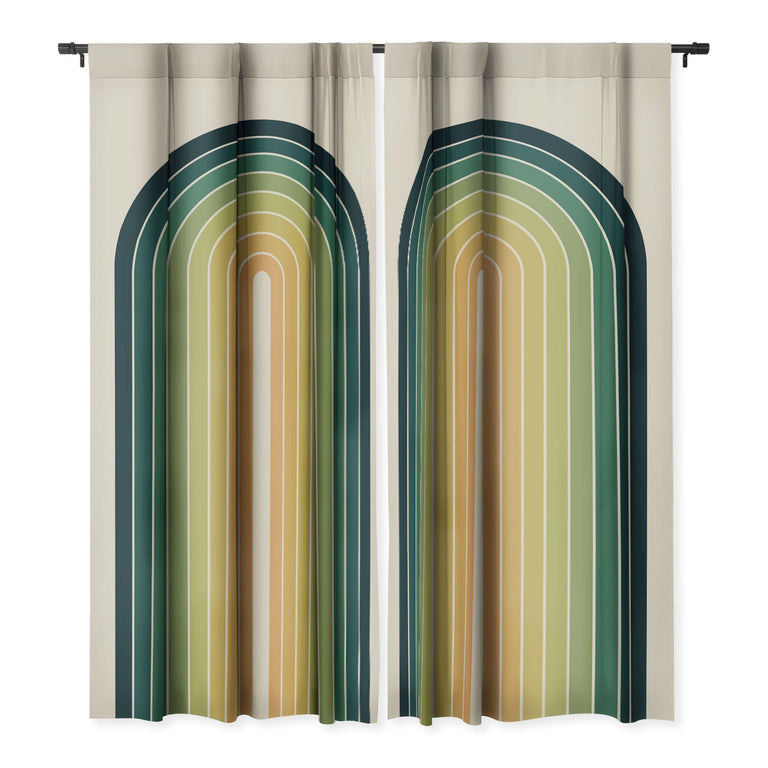 GRADIENT ARCH XXVI BLACKOUT NON REPEAT WINDOW CURTAIN