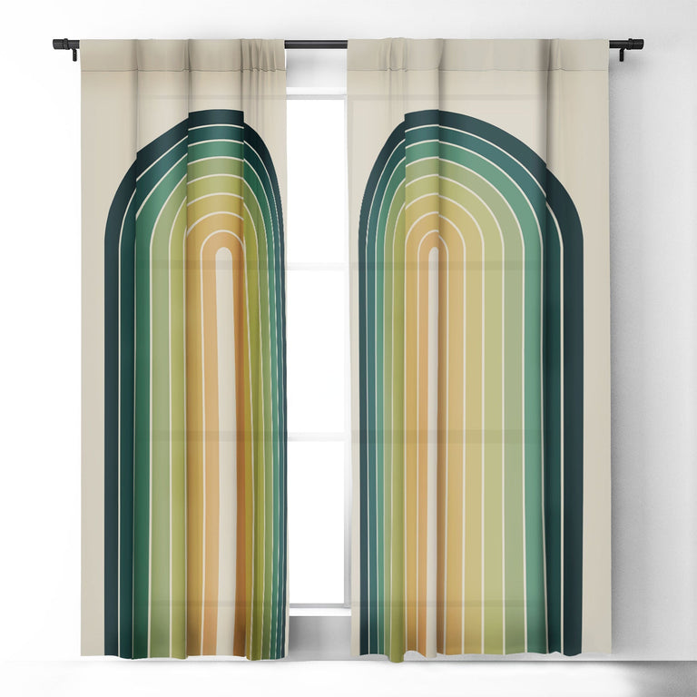 GRADIENT ARCH XXVI BLACKOUT NON REPEAT WINDOW CURTAIN
