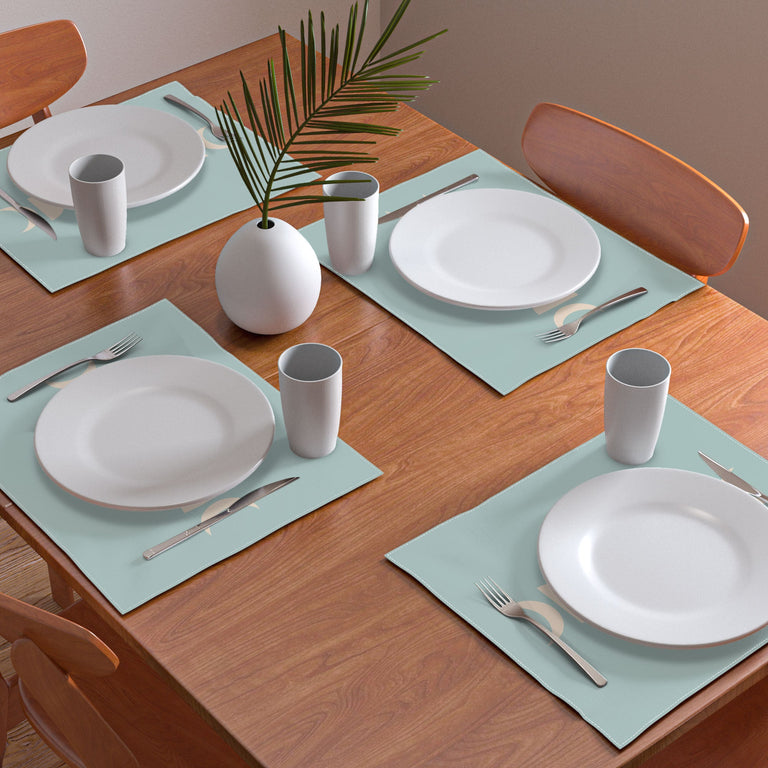 Minimal Moon Phases Sage Placemat