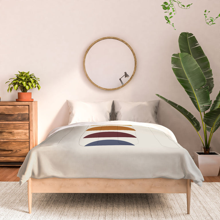 MINIMAL SUNRISE SUNSET I DUVET / COMFORTER