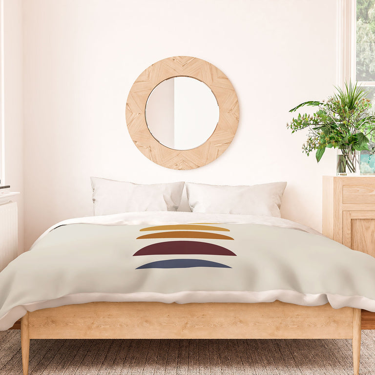 MINIMAL SUNRISE SUNSET I DUVET / COMFORTER