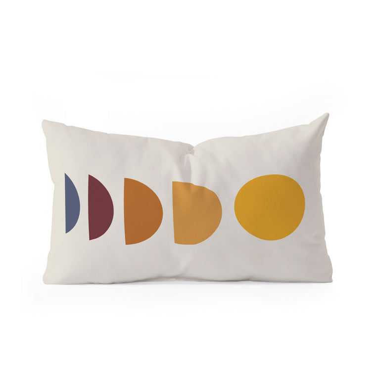 MINIMAL SUNRISE SUNSET I THROW PILLOW