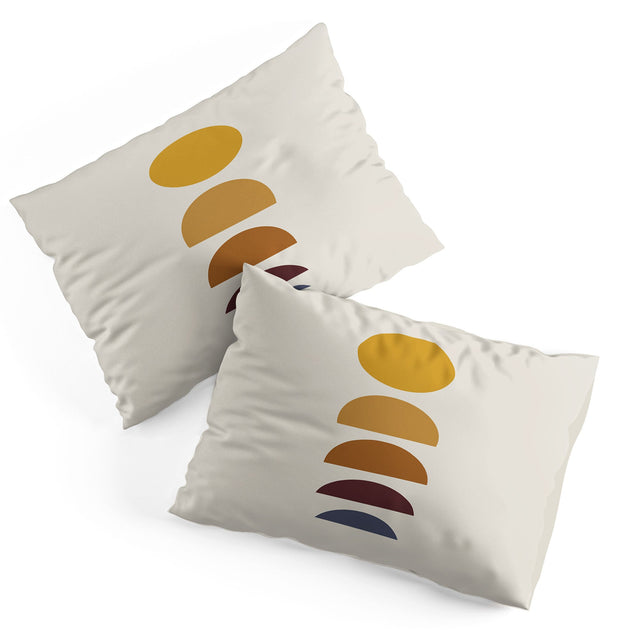 MINIMAL SUNRISE SUNSET I PILLOW SHAMS