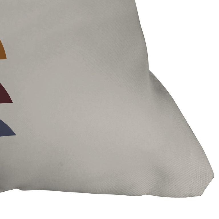 MINIMAL SUNRISE SUNSET I THROW PILLOW