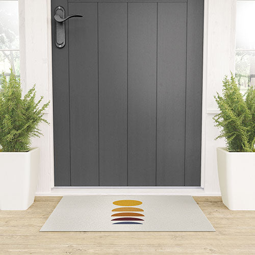 Minimal Sunrise Sunset I Welcome Mat
