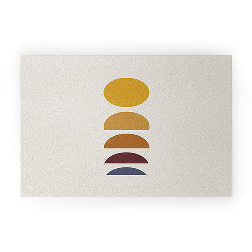 Minimal Sunrise Sunset I Welcome Mat