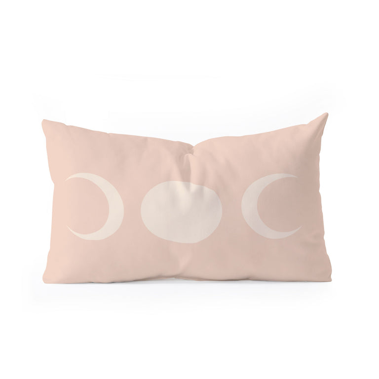 MOON MINIMALISM ETHEREAL LIGHT THROW PILLOW