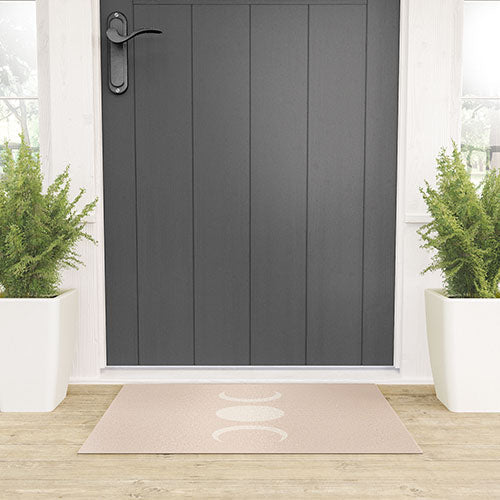 Moon Minimalism Ethereal Light Welcome Mat