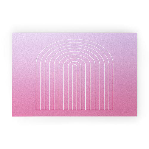 Ombre Arch V Welcome Mat
