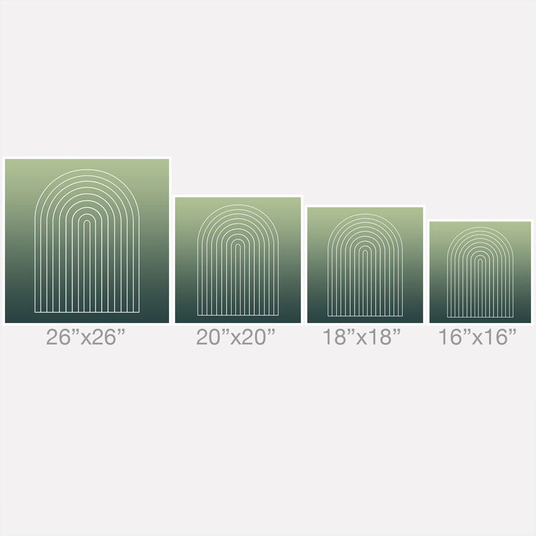 OMBRE ARCH XIII THROW PILLOW