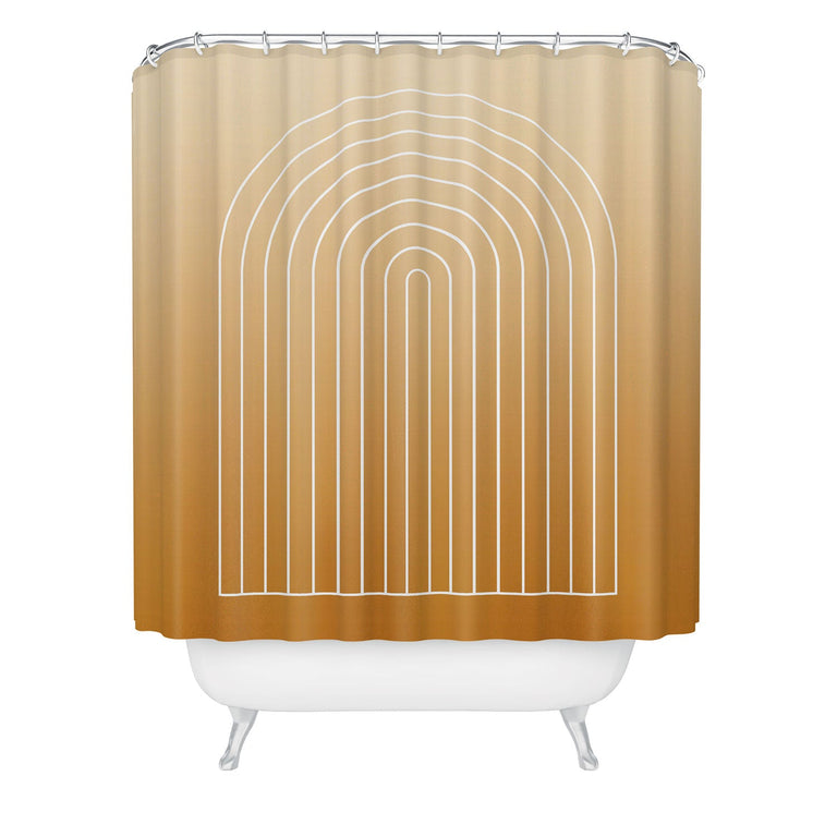 COLOUR POEMS OMBRE ARCH XV SHOWER CURTAIN