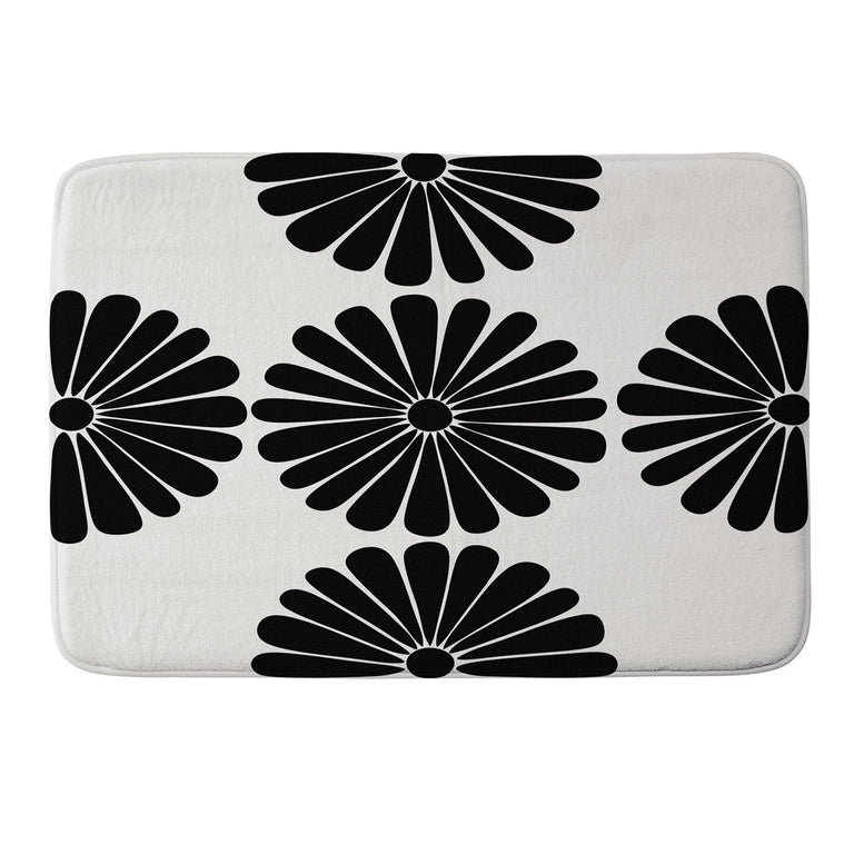 COLOUR POEMS RETRO DAISY I MEMORY FOAM BATH MAT