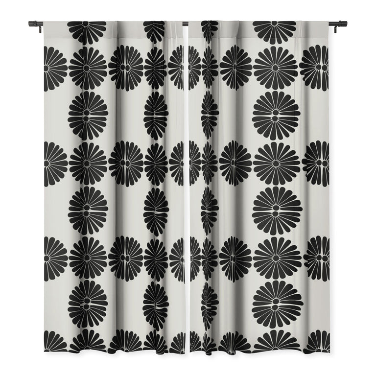 RETRO DAISY I BLACKOUT WINDOW CURTAIN