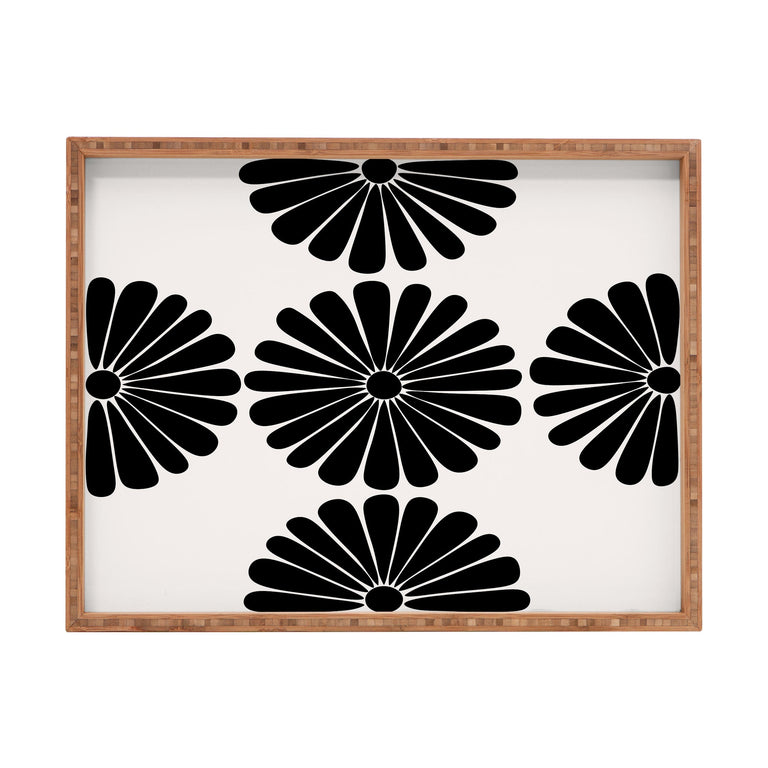 RETRO DAISY I RECTANGULAR TRAY