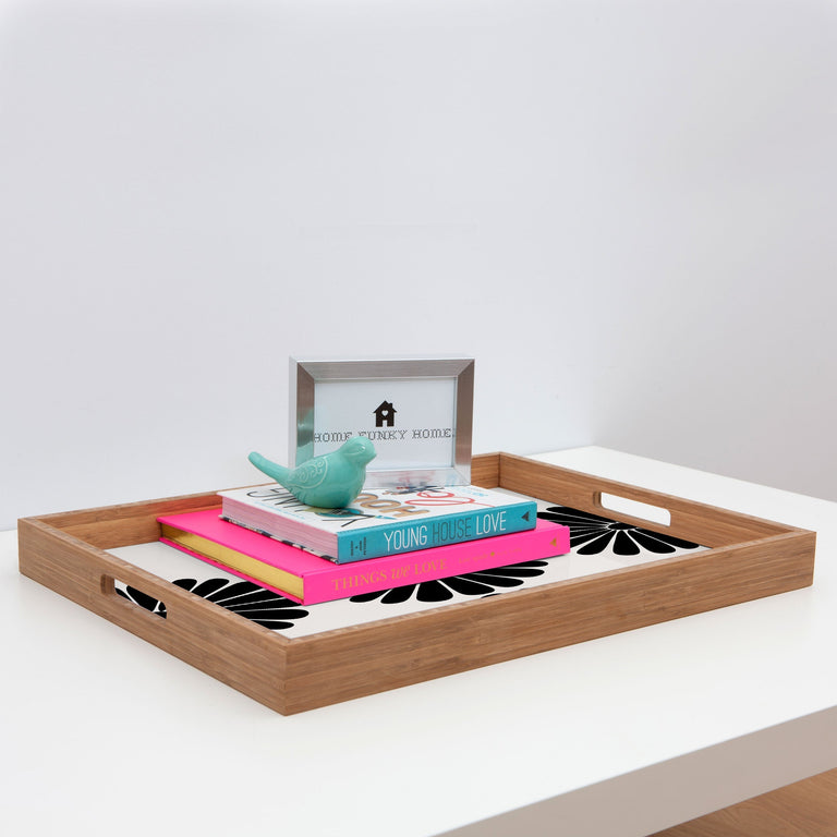 RETRO DAISY I RECTANGULAR TRAY
