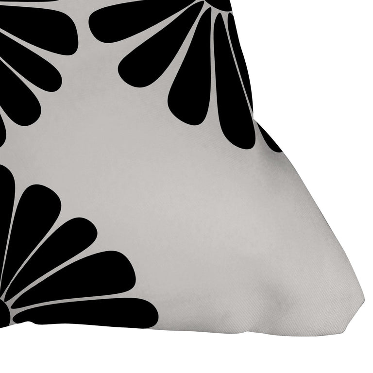 RETRO DAISY I  OUTDOOR THROW PILLOW 18" x 18"