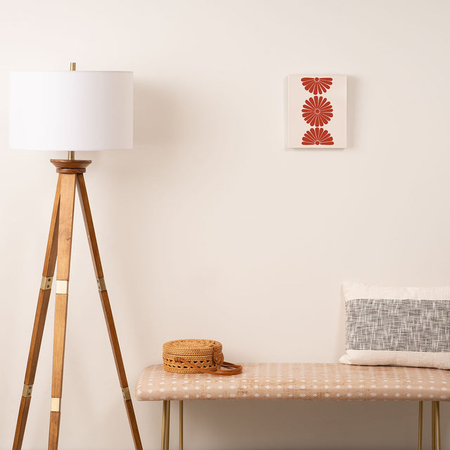 Retro Daisy III Art Canvas