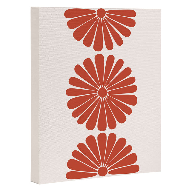 Retro Daisy III Art Canvas