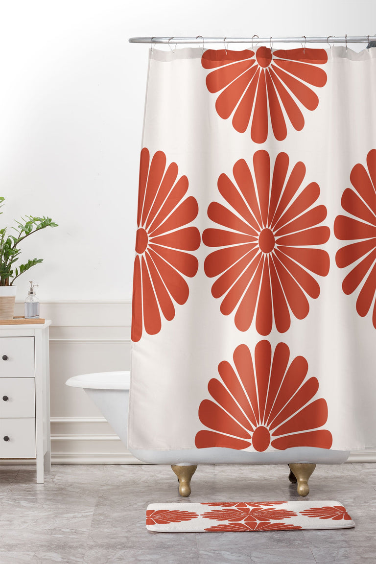 COLOUR POEMS RETRO DAISY III MEMORY FOAM BATH MAT