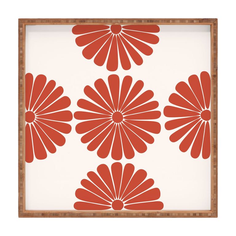 RETRO DAISY III SQUARE TRAY