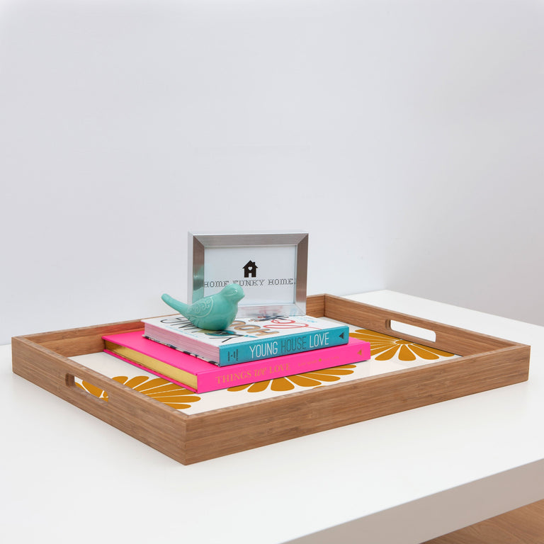 RETRO DAISY V RECTANGULAR TRAY
