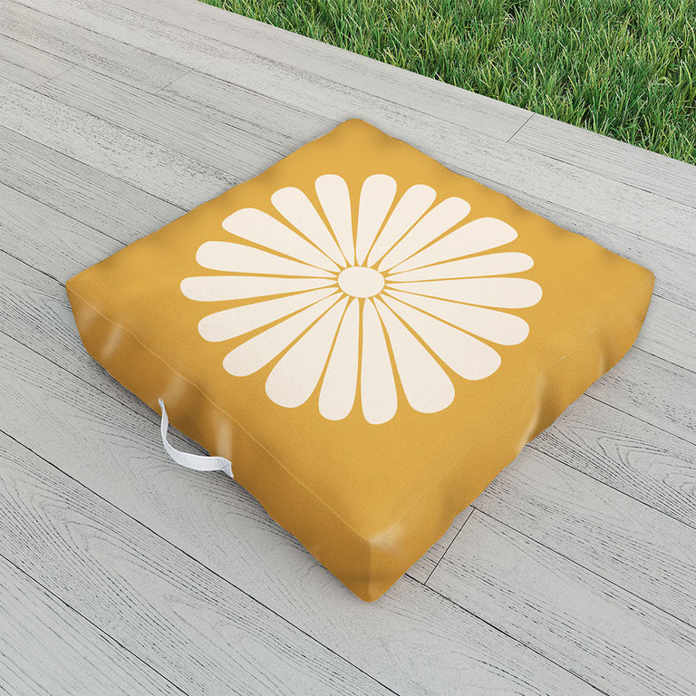 Retro Daisy XIX Outdoor Floor Cushion
