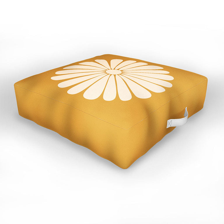 Retro Daisy XIX Outdoor Floor Cushion