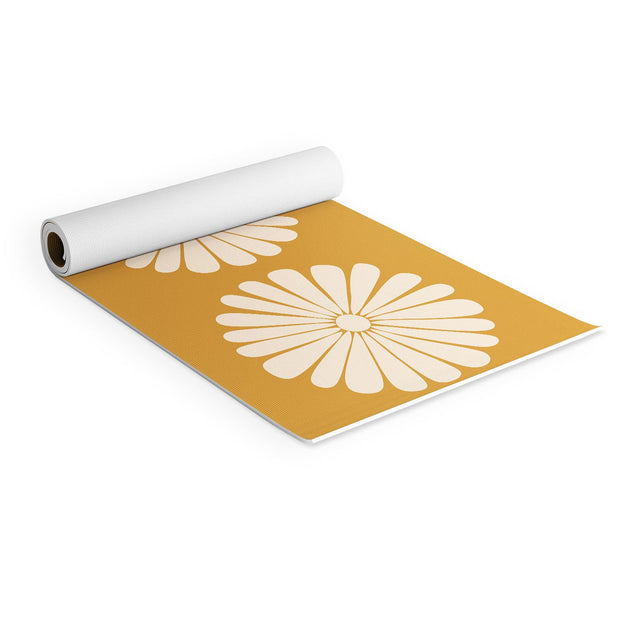 Retro Daisy XIX Yoga Mat