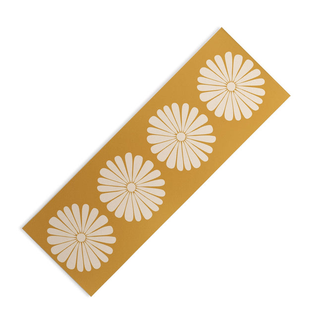 Retro Daisy XIX Yoga Mat