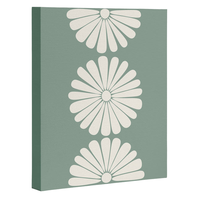 Retro Daisy XX Art Canvas