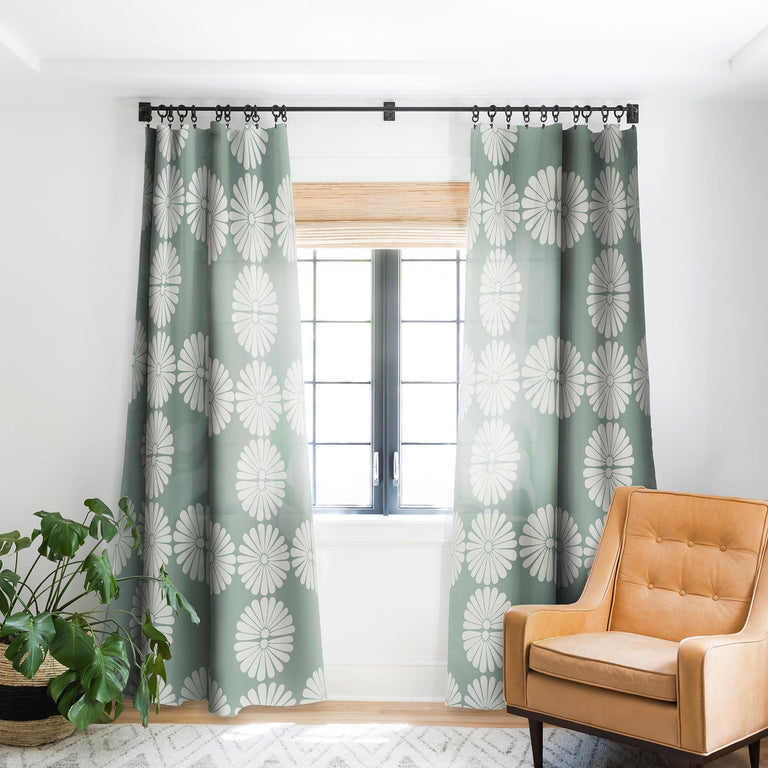 RETRO DAISY XX BLACKOUT WINDOW CURTAIN