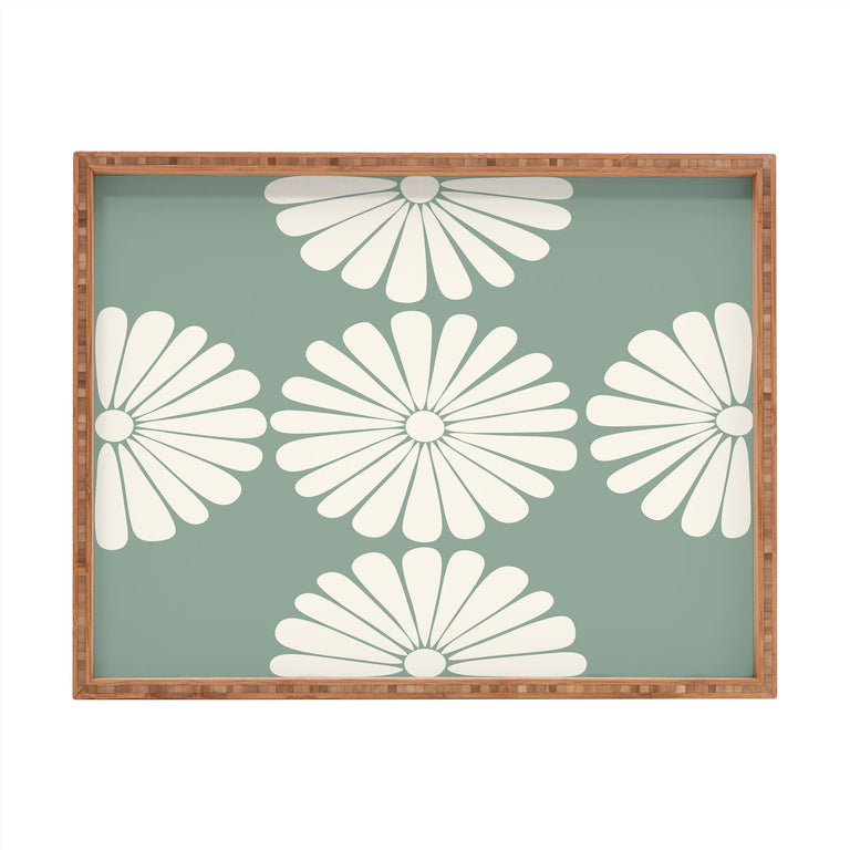 RETRO DAISY XX RECTANGULAR TRAY