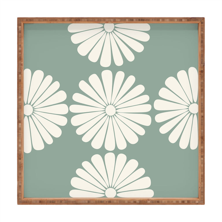 RETRO DAISY XX SQUARE TRAY