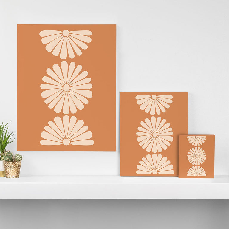 Retro Daisy XXII Art Canvas