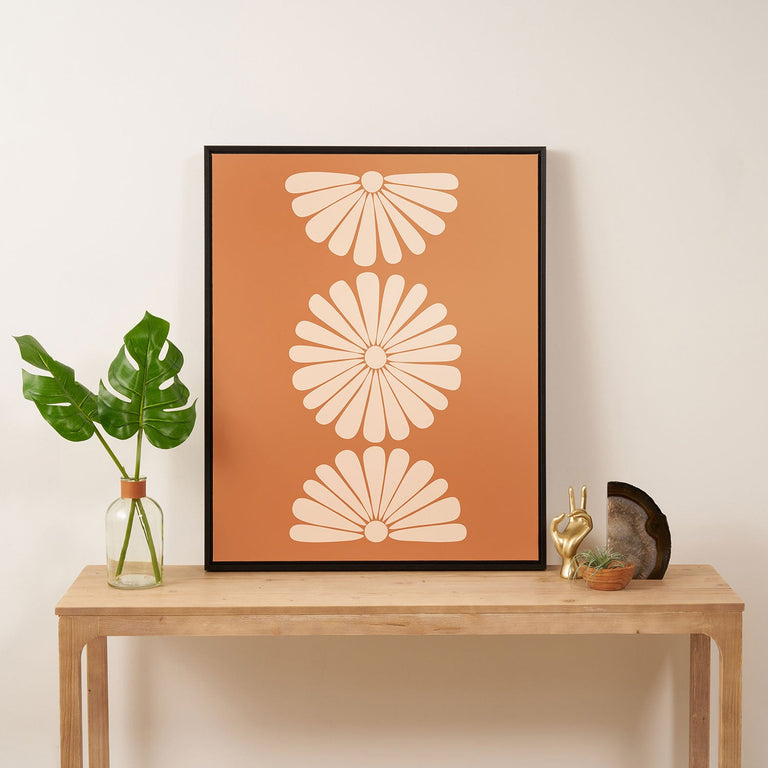 Retro Daisy XXII Art Canvas
