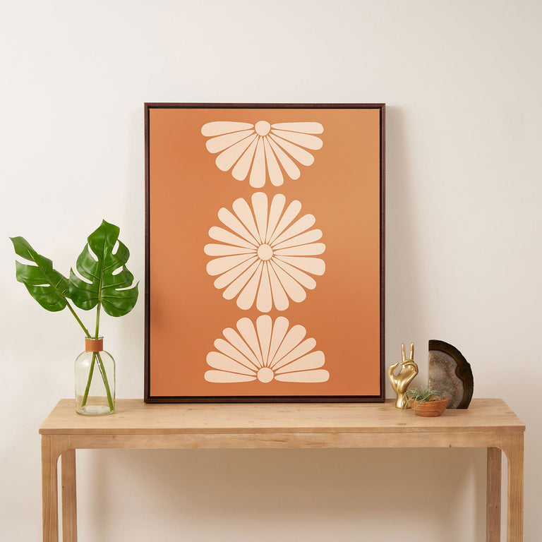 Retro Daisy XXII Art Canvas