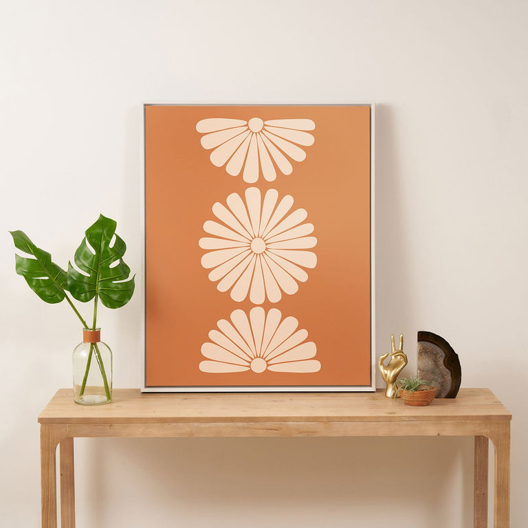 Retro Daisy XXII Art Canvas